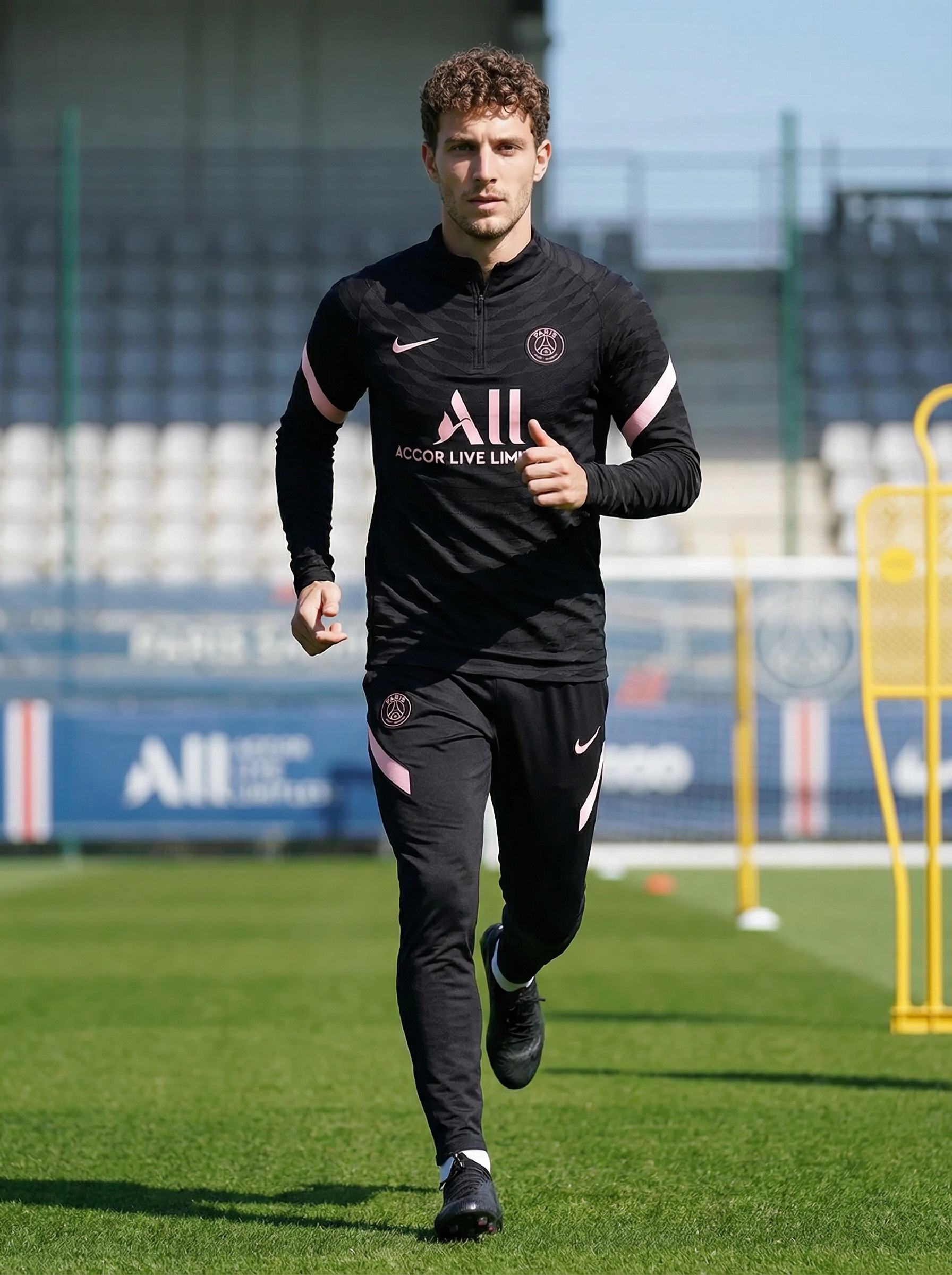 PSG BLACK AND PINK TRACKSUIT