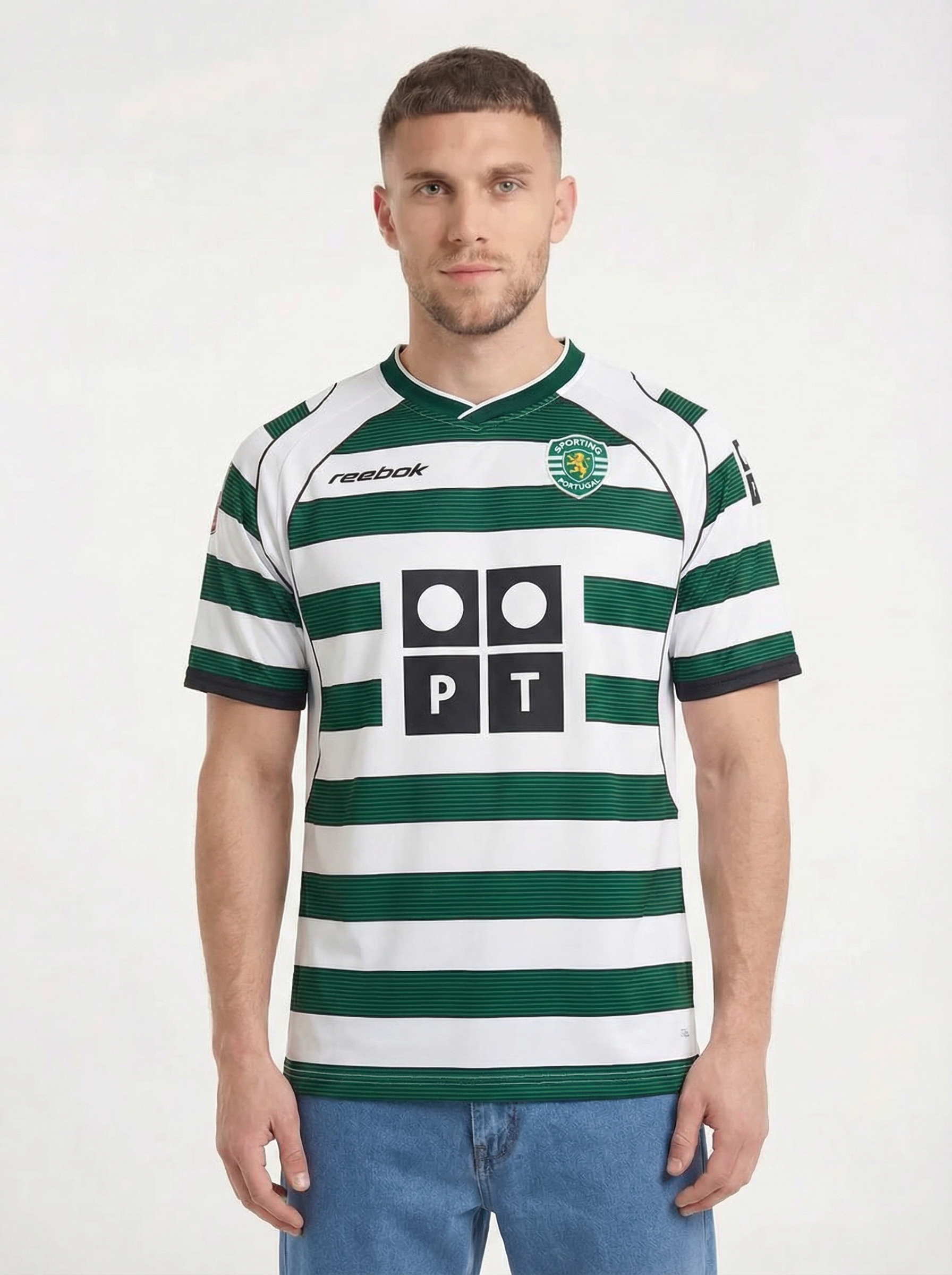 SPORTING LISBON 2001-03 RETRO HOME SHIRT