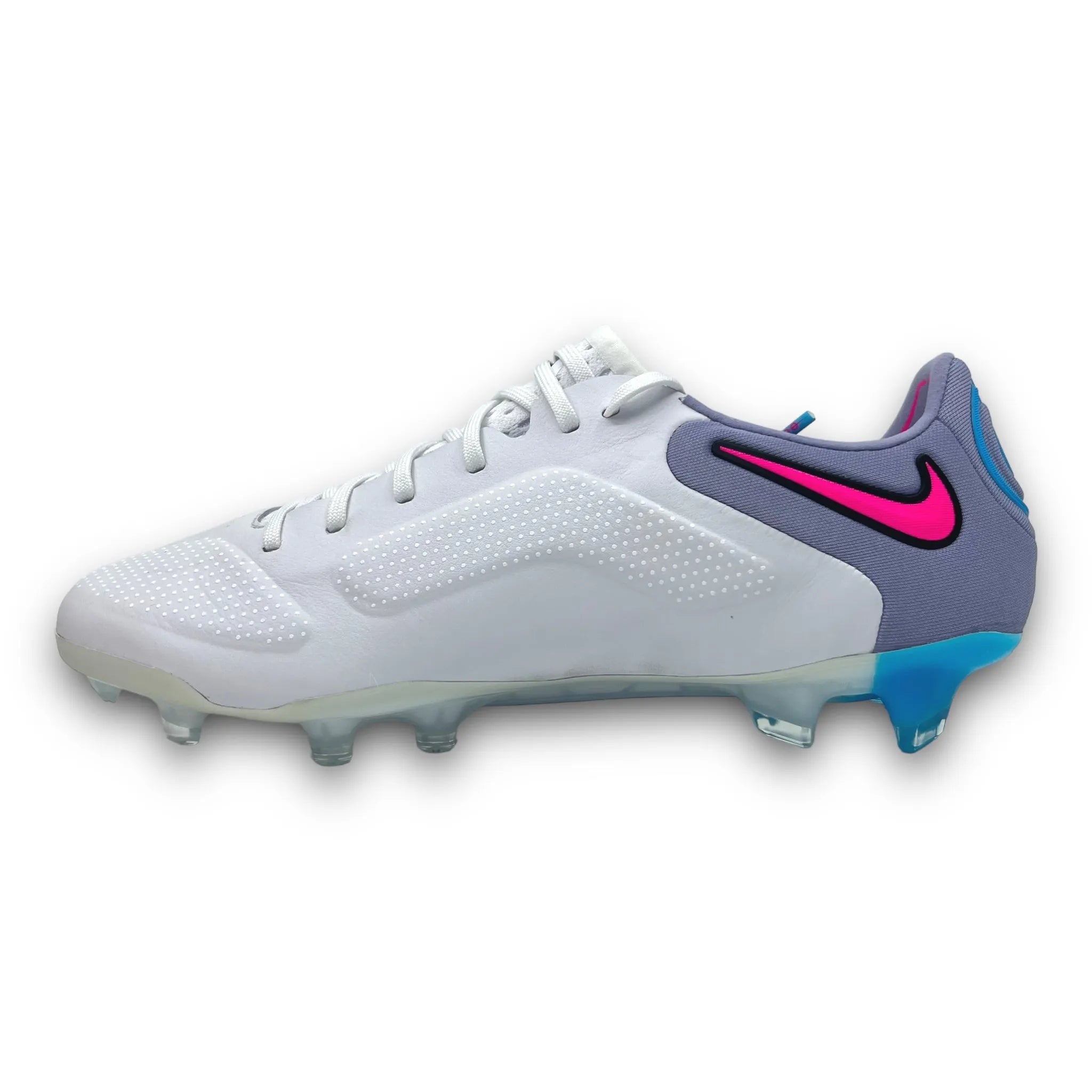 TIEMPO LEGEND 9 FG FOOTBALL BOOTS WHITE BLUE